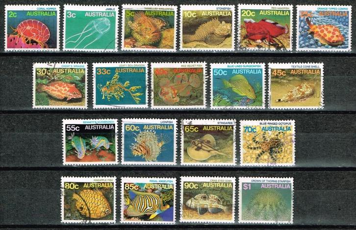 Postzegels uit Australie - K 4881 - zeeleven, Postzegels en Munten, Postzegels | Oceanië, Gestempeld, Verzenden