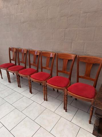6 mooie houten stoelen 