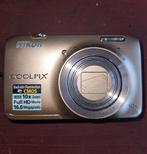 Nikon Coolpix s6300 Goud - inc laadcabel en hoesje, Compact, Ophalen of Verzenden, Zo goed als nieuw, 8 keer of meer