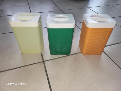 3 Vintage voorraadbussen Palmafina, Huis en Inrichting, Keuken | Tupperware, Zo goed als nieuw, Ophalen of Verzenden