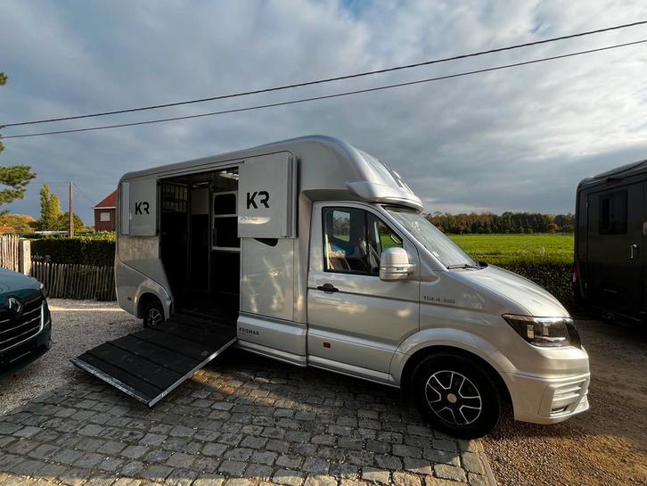 Mooie Krismar MAN Dub.Cab. 15000km!!!paardencamionette, Dieren en Toebehoren, Paarden en Pony's | Trailers en Aanhangwagens, Zo goed als nieuw