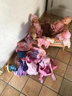 Poppenbed met 5 poppen en badje, Ophalen, Zo goed als nieuw, Babypop