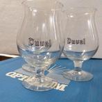 Bierglas Duvel 3 stuks versie met zwarte letters, Ophalen, Zo goed als nieuw, Glas of Glazen, Duvel