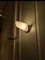 Art deco wandlamp Muller, Huis en Inrichting, Ophalen, Gebruikt, Glas, Art deco