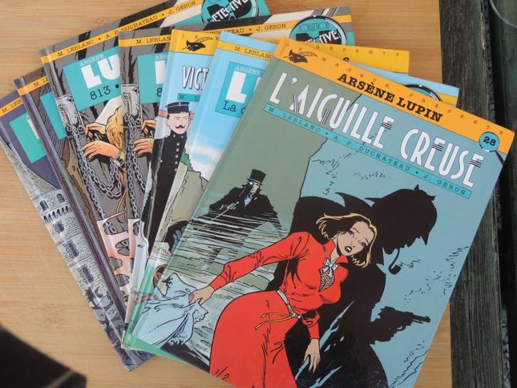 7 BD EO ARSENE LUPIN STRIPDETECTIVECOLLECTIE/BESCHRIJVING, Boeken, Stripverhalen, Zo goed als nieuw, Complete serie of reeks, Ophalen of Verzenden