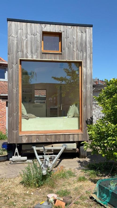 Tiny House met hoge afwerkingsgraad te koop., Caravans en Kamperen, Stacaravans, Ophalen
