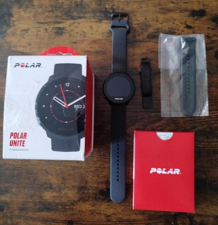 Polar Unite hartslaghorloge, Sport en Fitness, Hartslagmeters, Gebruikt, Polar, Ophalen of Verzenden
