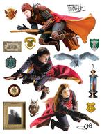Harry Potter muurstickers Quidditch XL, Ron, Hermelien, Harry Potter kamer, kinderkamerbehang, Enlèvement ou Envoi, Neuf
