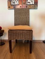 4 chaises en osiers, Huis en Inrichting, Stoelen, Ophalen, Gebruikt, Overige kleuren, Vier