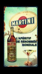 MARTINI uitzonderlijk mooi retro dubbel metaal 80cmx45cm, Verzamelen, Merken en Reclamevoorwerpen, Verzenden, Zo goed als nieuw