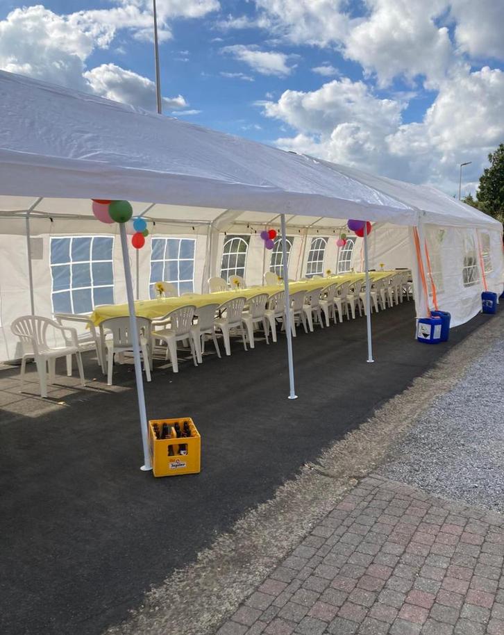 Te huur Party tent 4x8m, Tuin en Terras, Partytenten, Nieuw, Ophalen of Verzenden