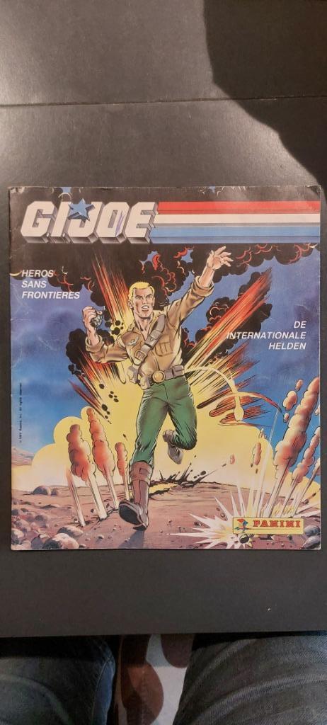 Panini boek G.i.JOE  vintage  niet compleet, Verzamelen, Stickers, Gebruikt, Ophalen of Verzenden