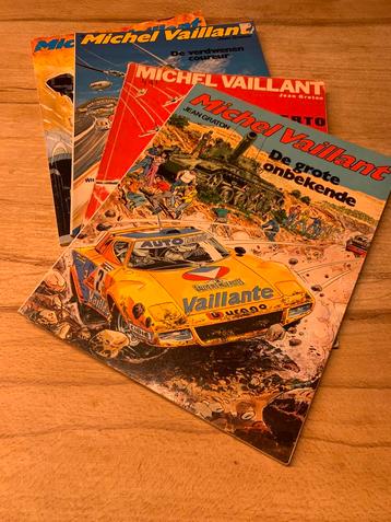 Michel Vaillant – 4 originele strips in goede staat (set) beschikbaar voor biedingen