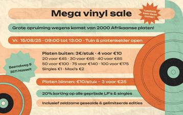 Vente de méga vinyles - De nombreuses réductions sur les for, Enlèvement, Comme neuf