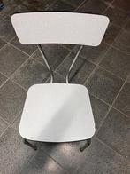 10 witte formica stoelen, Huis en Inrichting, Stoelen, Ophalen, Gebruikt, Wit, Vijf, Zes of meer stoelen