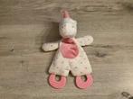 Baby eenhoorn knuffel met bijtringen (25 cm), Ophalen of Verzenden, Zo goed als nieuw, Overige typen