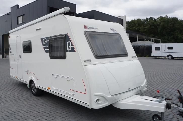Belle Sterckeman 6pl.avec mover, store de toit, MTM 1300kg, Caravanes & Camping, Caravanes, Entreprise, jusqu'à 6, Siège de train
