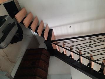 Escaliers métallique et bois 