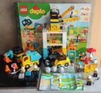 lego duplo 10933 torenkraan en bouwterrein, Ophalen of Verzenden, Gebruikt, Complete set, Duplo