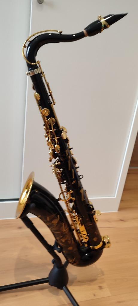 Selmer Signature zwarte tenorsaxofoon, Muziek en Instrumenten, Blaasinstrumenten | Saxofoons, Nieuw, Tenor, Met koffer, Ophalen