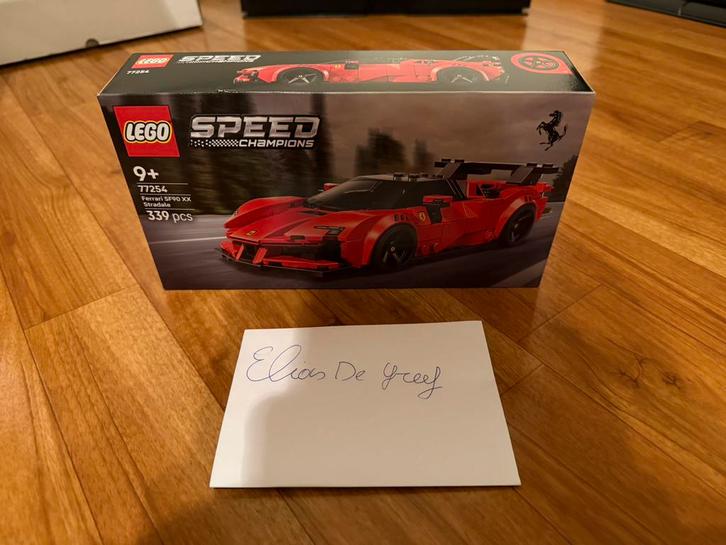 Lego speed champion sf90xx stradale, Hobby en Vrije tijd, Modelauto's | 1:24, Zo goed als nieuw, Ophalen of Verzenden