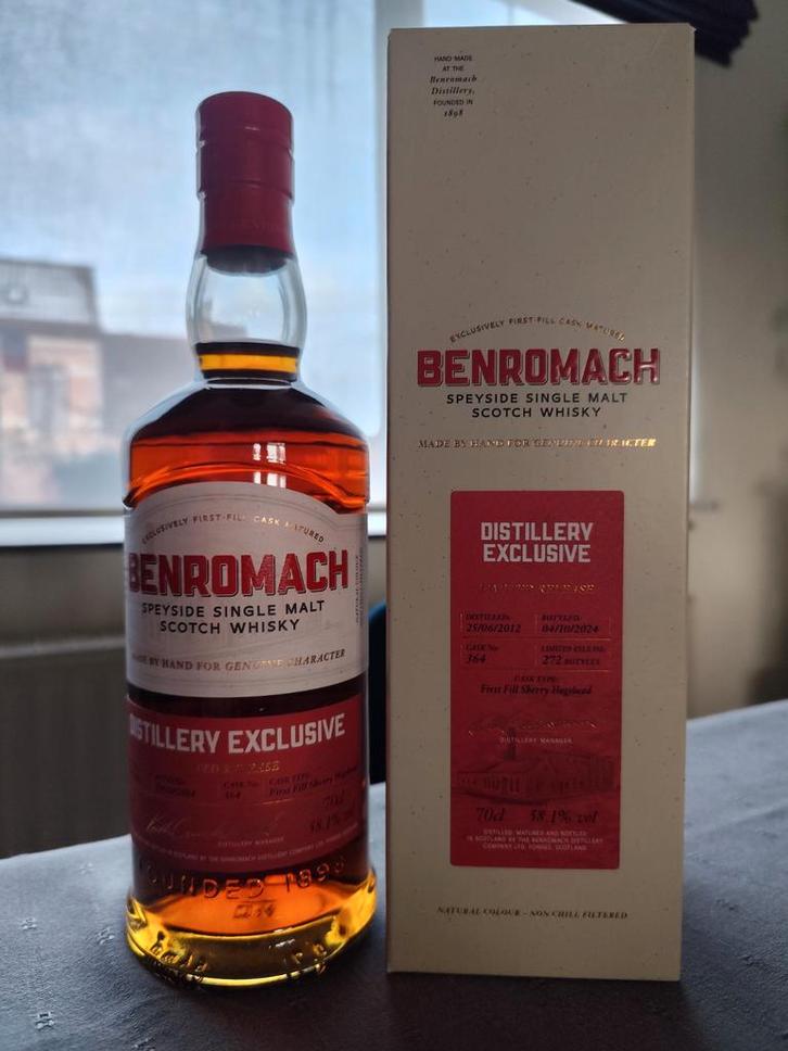 Single Malt whisky Benromach Distillery Exclusive, Verzamelen, Wijnen, Ophalen