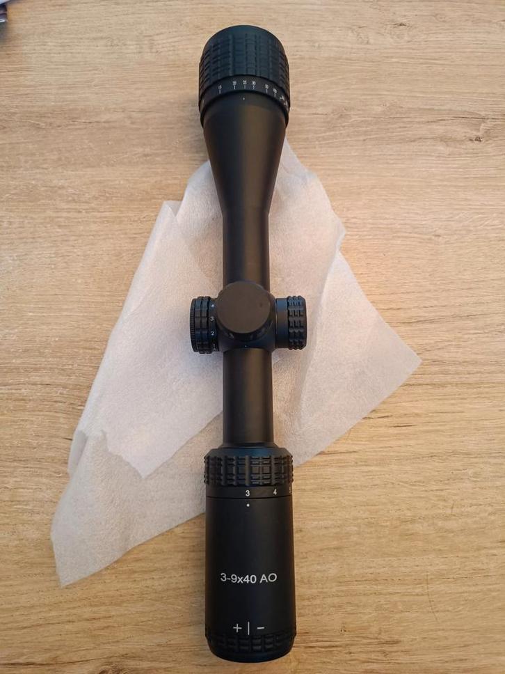 VictOptics 3-9x40 AO richtkijker, Sport en Fitness, Schietsport-accessoires, Zo goed als nieuw, Ophalen