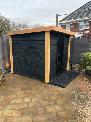 Buitensauna tuinsauna sauna 200x200cm met gratis kachel beschikbaar voor biedingen