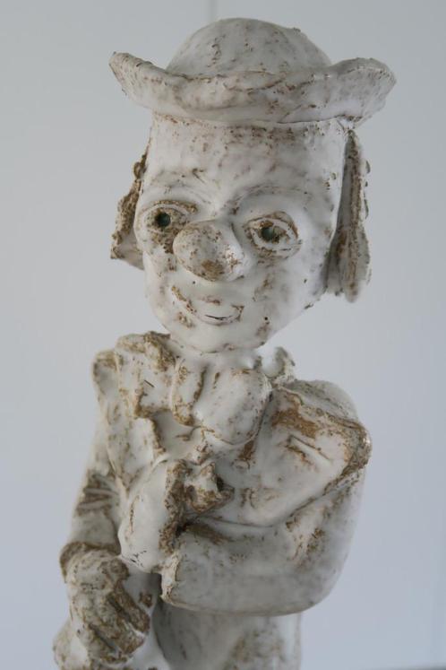 Statuette clown céramique Piet Lemahieu PLEM keramiek 50 cm, Antiek en Kunst, Antiek | Keramiek en Aardewerk, Ophalen