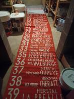 Liste arrêts bus Trolleybus Liège tissus 7m long, Enlèvement ou Envoi