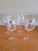 10 witte wijnglazen en 12 Bohemian Crystal-rode wijnglazen, Ophalen, Zo goed als nieuw