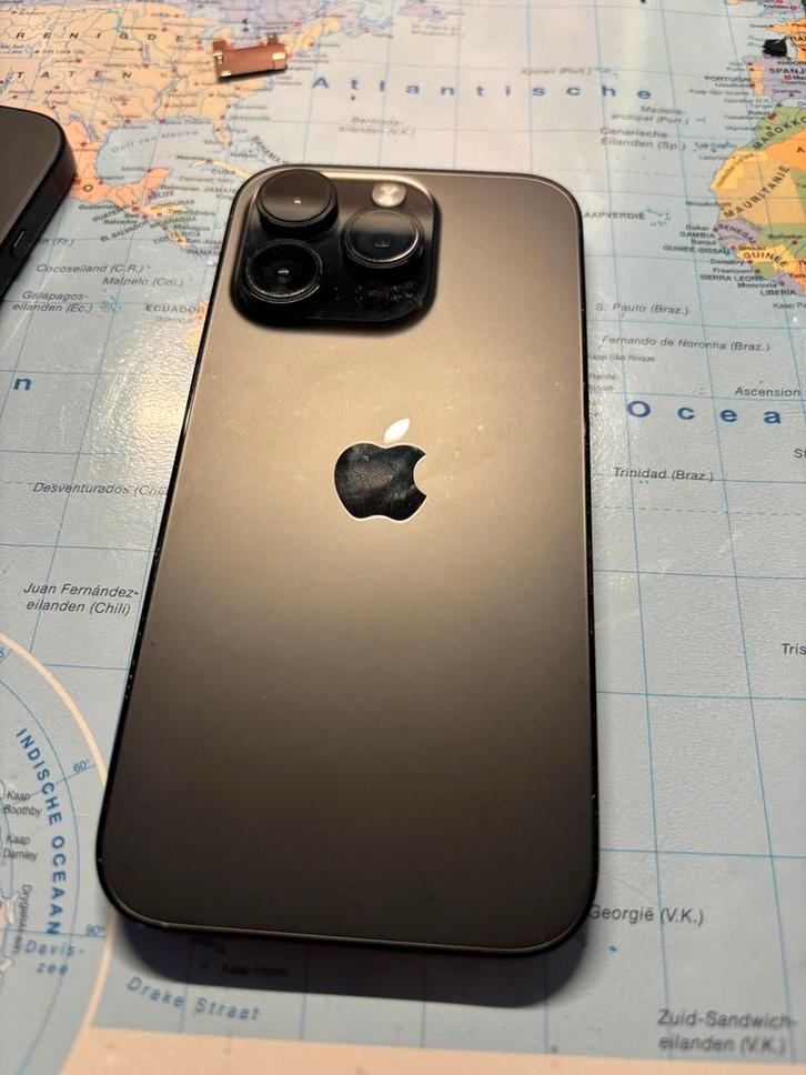 IPhone 14 Pro 128Gb Zwart, Telecommunicatie, Mobiele telefoons | Apple iPhone, Zo goed als nieuw, 128 GB, Zonder abonnement, Zonder simlock