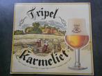 tripel karmeliet bord in karton  =   43 x 47cm, Verzamelen, Biermerken, Ophalen of Verzenden, Gebruikt