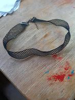 Zwarte collier verstelbaar, Bijoux, Sacs & Beauté, Colliers, Neuf, Enlèvement ou Envoi, Synthétique, Réglable