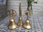 ensemble de cloches à main en cuivre, Antiquités & Art, Antiquités | Bronze & Cuivre, Enlèvement ou Envoi, Cuivre