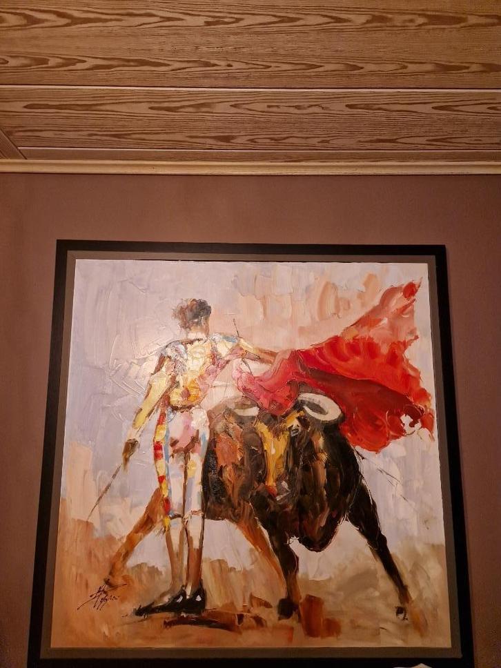 Antonio Palmieri ( 1946 - ) – Origineel, groot, Antiek en Kunst, Kunst | Schilderijen | Klassiek, Ophalen of Verzenden