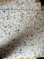4 stuks Keramische tegel terrazzo look 60x60, Ophalen, 40 tot 60 cm, 40 tot 60 cm, Keramiek