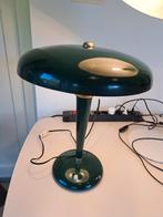 Art deco donkergroene lamp, Ophalen of Verzenden