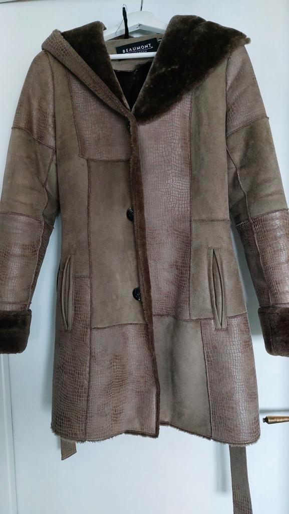 Jas, Kleding | Dames, Jassen | Winter, Zo goed als nieuw, Maat 38/40 (M), Bruin, Ophalen