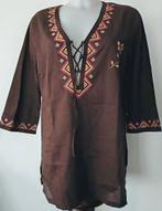 Tunique marron avec broderie style slave Balkan orientale, Vêtements | Femmes, Enlèvement ou Envoi, Neuf