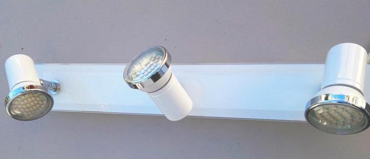 Plafondverlichting – LED balk, Maison & Meubles, Lampes | Plafonniers, Comme neuf, Verre, Métal, Enlèvement