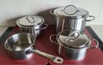 Panenset 'Resto van Demeyere' (4 stuks), Huis en Inrichting, Keuken | Potten en Pannen, Ophalen, Overige materialen, Nieuw, Pannenset