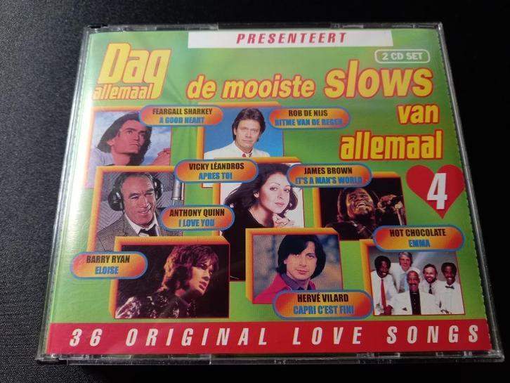 De Mooiste Slows Van Allemaal - 4 - 2 cd's als nieuw, Cd's en Dvd's, Cd's | Pop, Ophalen of Verzenden