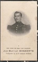 Gesneuvelde 1914-18 Jan Baptist Bogaerts Kerkhoven-Gustrow, Verzamelen, Bidprentjes en Rouwkaarten, Ophalen of Verzenden