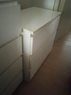 Commode trois tiroirs malm 80x78x50, Ophalen, Gebruikt, 50 tot 100 cm, 3 of 4 laden