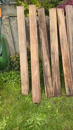 Planches de bois tropicales en bon état, Jardin & Terrasse, Utilisé, Enlèvement ou Envoi, Planches