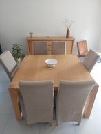 eetkamer tafel + 6 stoelen, Ophalen, Gebruikt, Vijf personen of meer, Modern