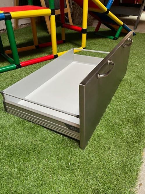 2 pottenladen met strak inox front uit keukenblok 90cm, Huis en Inrichting, Keuken | Keukenelementen, Gebruikt, Ophalen