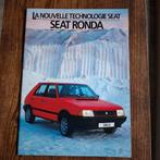 SEAT  RONDA  1985, Boeken, Auto's | Folders en Tijdschriften, Ophalen of Verzenden, Nieuw, Overige merken