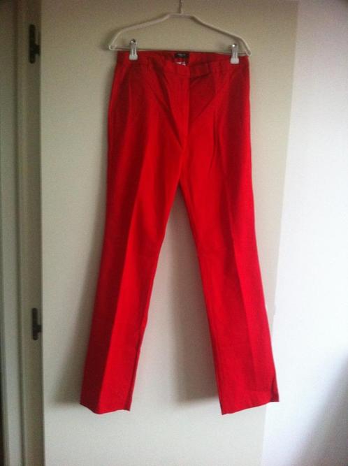 Rode katoenen bootcut pantalon (36/38) NIEUW, Kleding | Dames, Broeken en Pantalons, Nieuw, Maat 36 (S), Rood, Lang, Ophalen of Verzenden
